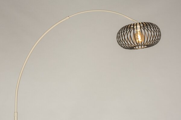 Stojací oblouková lampa Mayor Taupe (LMD)