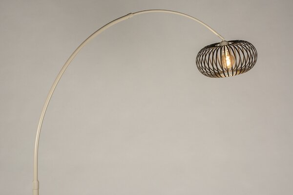 Stojací oblouková lampa Mayor Taupe (LMD)
