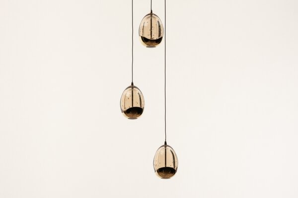 Závěsné designové svítidlo do ložnice Benelux Gold 3 (LMD)