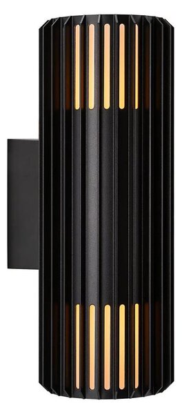 Nordlux - Venkovní nástěnné svítidlo ALUDRA 2xE27/15W/230V IP54 černá