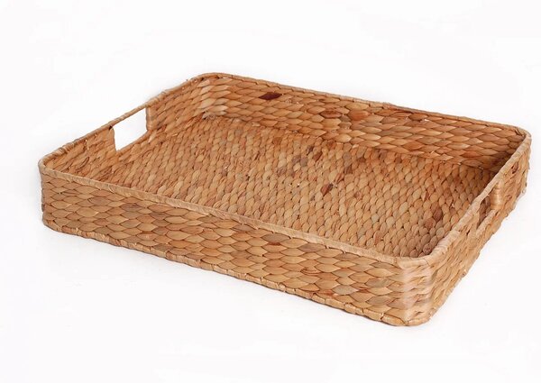 Podnos TIM, šířka 50 cm, vodní hyacint, natur