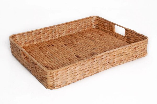 Podnos TIM, šířka 50 cm, vodní hyacint, natur