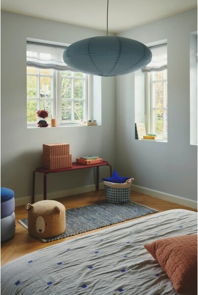 Nordlux - Stínidlo VILLO E27 pr. 60 cm modrá