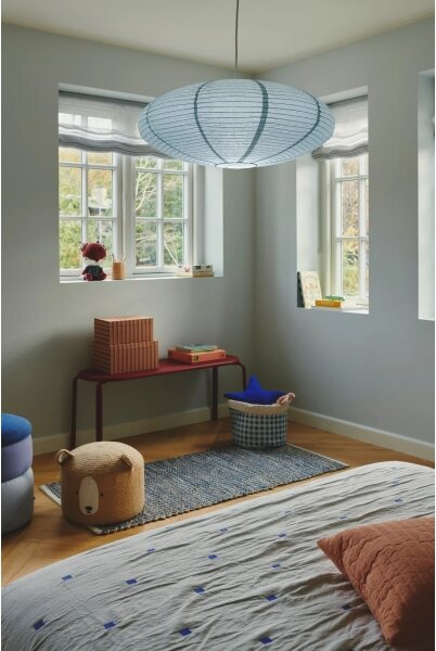 Nordlux - Stínidlo VILLO E27 pr. 60 cm modrá