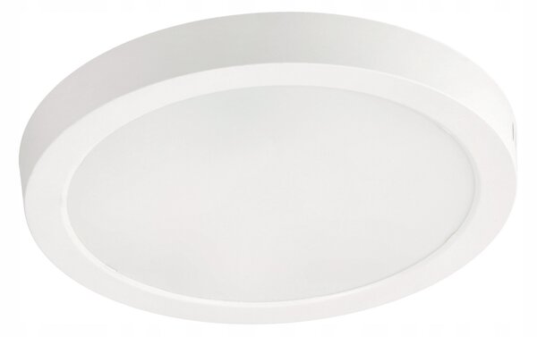 BERGE Přisazené LED stropní svítidlo 18W - 1980lm - 4000k - bílý kruh