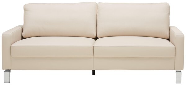 TŘÍMÍSTNÁ POHOVKA, béžová, pravá kůže Pure Home Lifestyle - Pohovky
