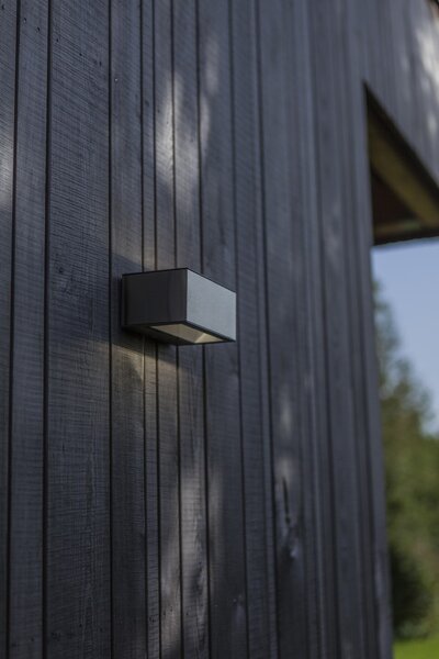 Lutec 5189103118 Gemini LED Nástěnné venkovní světlo | Přírodní bílá | 11W | Šedá