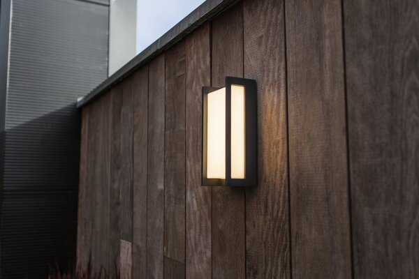 Lutec 5193001118 LED venkovní nástěnná lampa Qubo 1x18W | 1100lm | 3000K | IP54 - vysoká svítivost