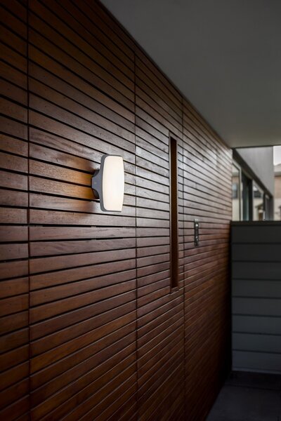 Lutec 5189901118 Seco LED Nástěnné venkovní světlo | Teplá bílá | 13W | Šedá