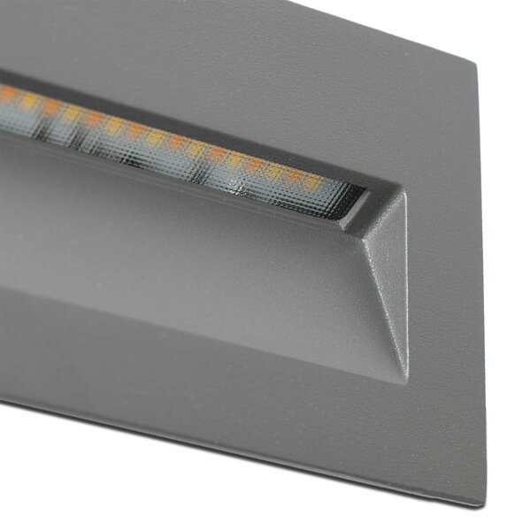 Faro Mani LED zápustné venkovní svítidlo IP65 Šedá