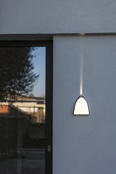 Lutec 5188801118 Apollo LED Nástěnné venkovní světlo | Teplá bílá | 14W | Šedá