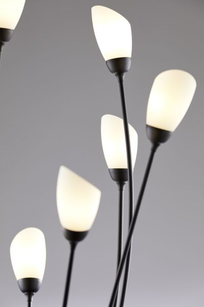 Jupiter 2058 - Stojací lampa GLORIOSA 9xG9/14W/230V černá