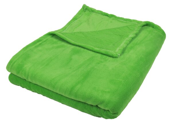 Mikroflanelová deka Premium 220x200 - Tmavě zelená