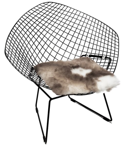 ARCTIC FUR Sedák z jehnětiny 40x40 zateplený molitanem