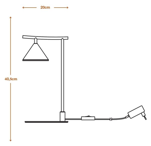 LEDVANCE LED stolní lampa Fuji 5W 930 černá 4058075841789