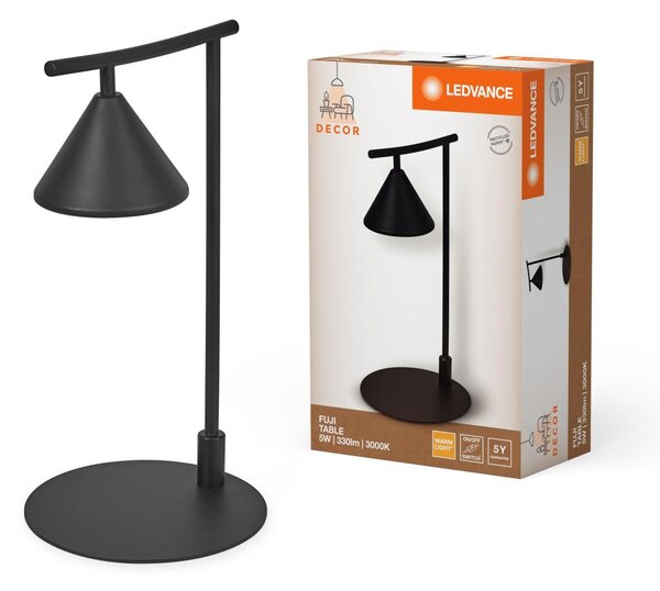 LEDVANCE LED stolní lampa Fuji 5W 930 černá 4058075841789