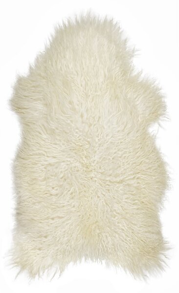 ARCTIC FUR Bílá ovčí kůžešina CURLY kudrnatá