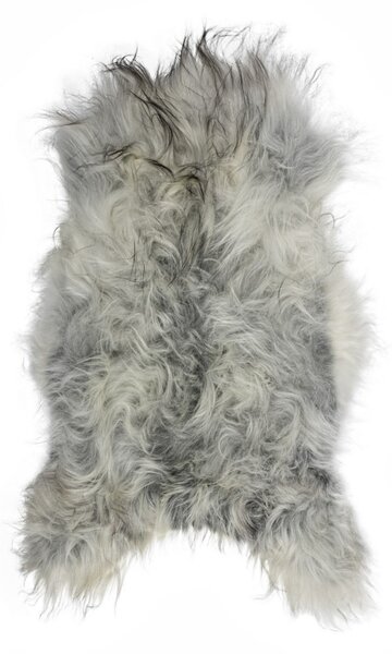 ARCTIC FUR Designová ovčí předložka přírodní šedá nebarvená