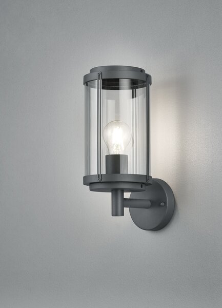 Trio 202360142 zahradní nástěnná lampa Tanaro 1x40W | E27 | IP44 - antracit