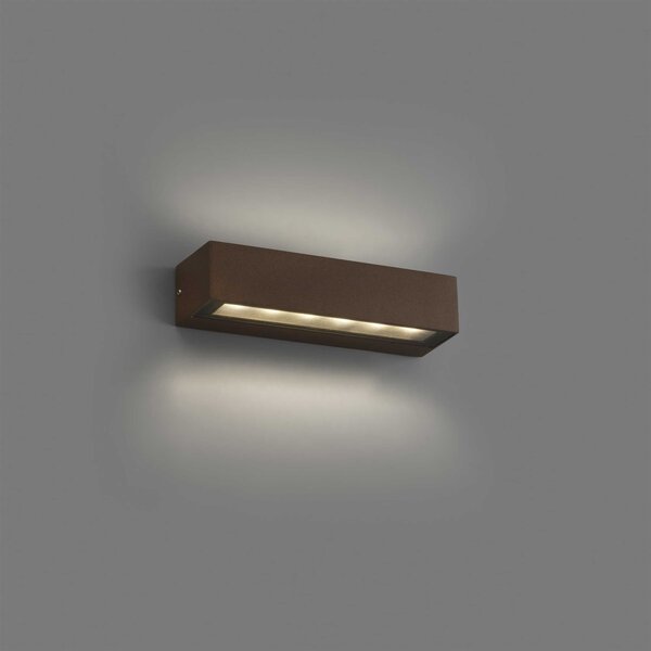 Faro Doro LED nástěnné venkovní svítidlo IP65 Tmavě hnědá500mm