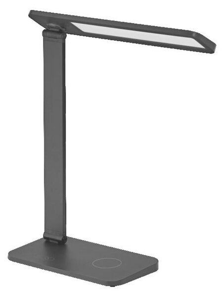 LEDVANCE LED stolní lampa Office Line Desk Banker Qi nabíjení 17W CCT Dimmable černé 4058075842984