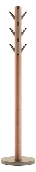 Věšák FLAPPER Umbra 165x57 cm sv. ořechová, zlatá