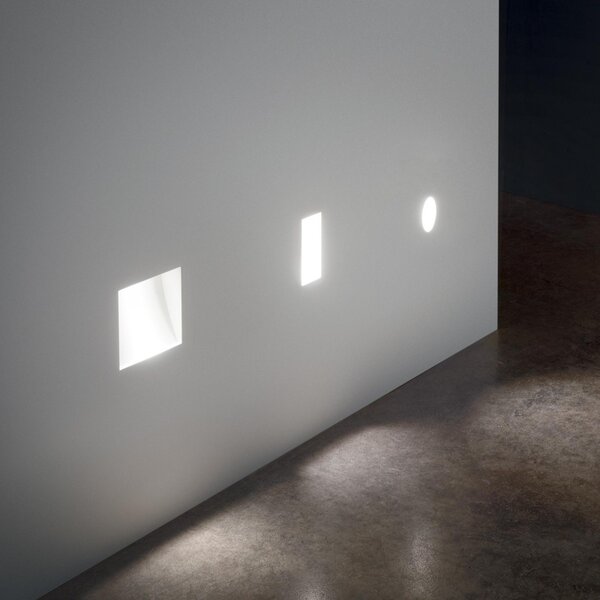 Ideal Lux 249834 LED nástěnné zápustné svítidlo Walky-3 1x1W | 3000K - sádrový povrch