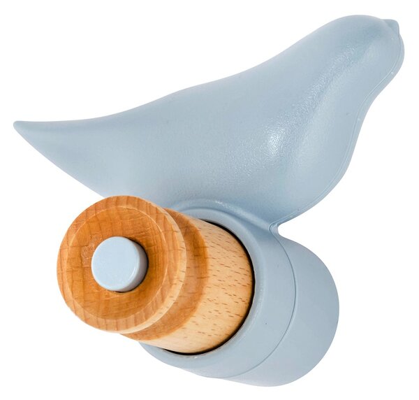 Nástěnný věšák Bird modrý KH