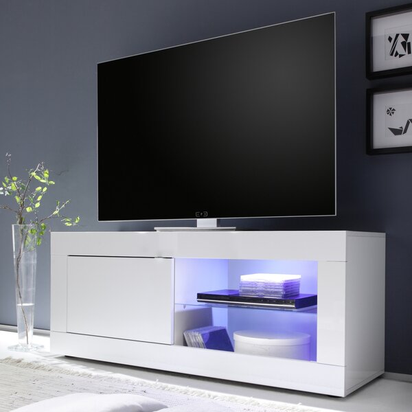 TV stolek BASIC I (Bílá lesk)