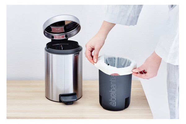 Brabantia Pedálový odpadkový koš newIcon - 3 L, matná ocel FPP