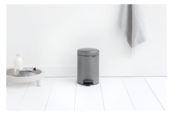 Brabantia Pedálový odpadkový koš newIcon - 3 L, platinová