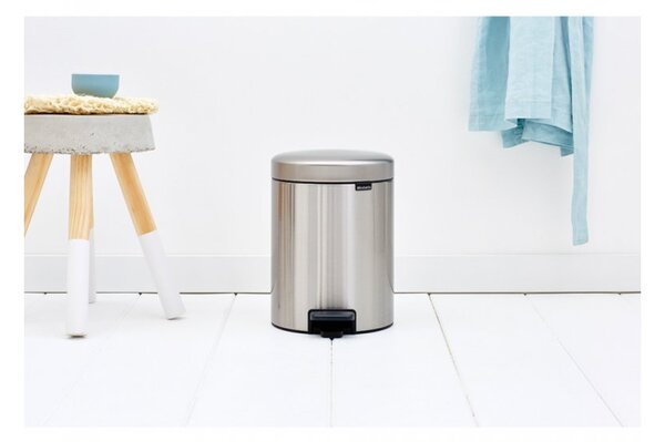 Brabantia Pedálový odpadkový koš newIcon - 5 L, matná ocel FPP