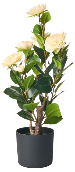 Umělá rostlina CAMELLIA 60 cm Zelená
