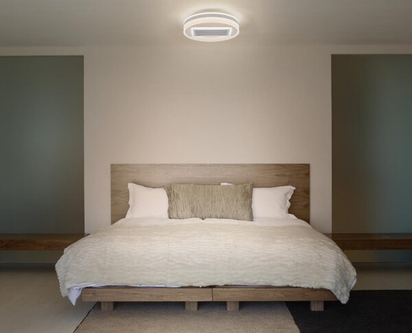 LEDVANCE LED stropní svítidlo s ventilátorem Grill Ring 55W CCT bílé 4099854397691