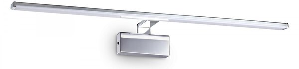 Ideal Lux 224992 LED nástěnná obrazová lampa Alma 1x20W | 1300lm | 3000K - chrom