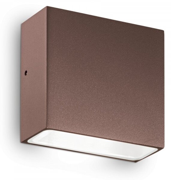 Ideal Lux 213323 venkovní nástěnná lampa Tetris 1x15W | G9 | IP44 - kávová