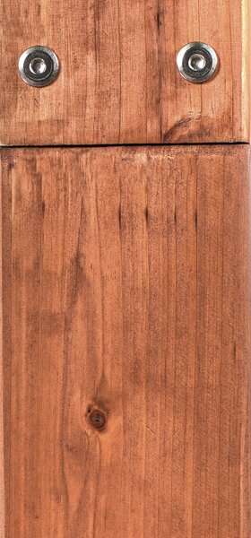 Zahradní pavilon VILLAROSA 320 cm 380 cm Borovicové dřevo Hnědá/Béžová