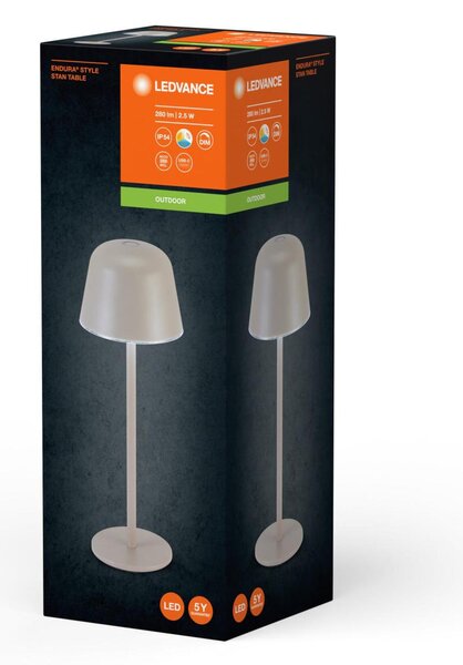 LEDVANCE LED venkovní stolní lampa Endura Style CCT USB béžová 4099854185342