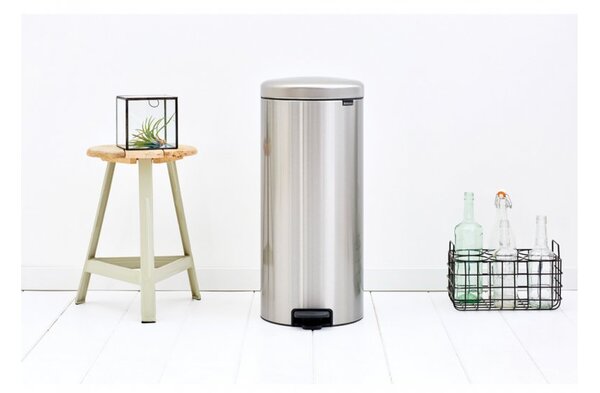 Brabantia Pedálový odpadkový koš newIcon - 30 L, matná ocel FPP