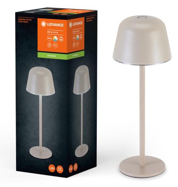 LEDVANCE LED venkovní stolní lampa Endura Style CCT USB béžová 4099854185342
