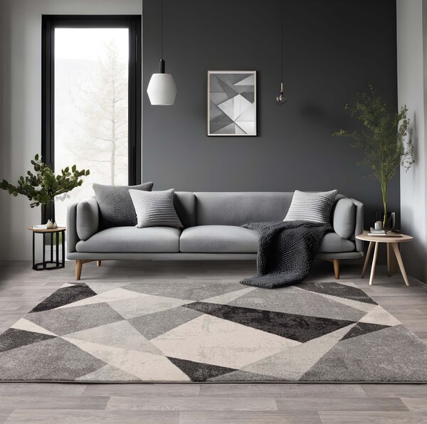 Šedý koberec Dinamo Patio Grey Rozměry: 120x170 cm