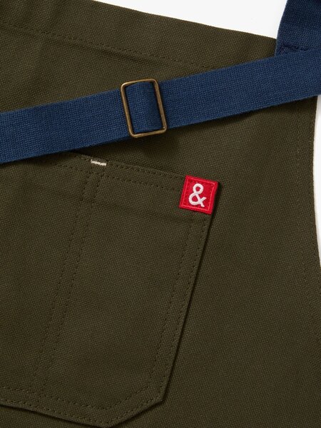 Kuchařská zástěra na vaření Hedley And Bennett - Olive Green
