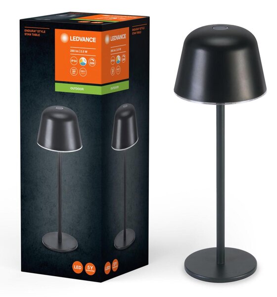 LEDVANCE LED venkovní stolní lampa Endura Style CCT USB tmavá šedá 4099854185366