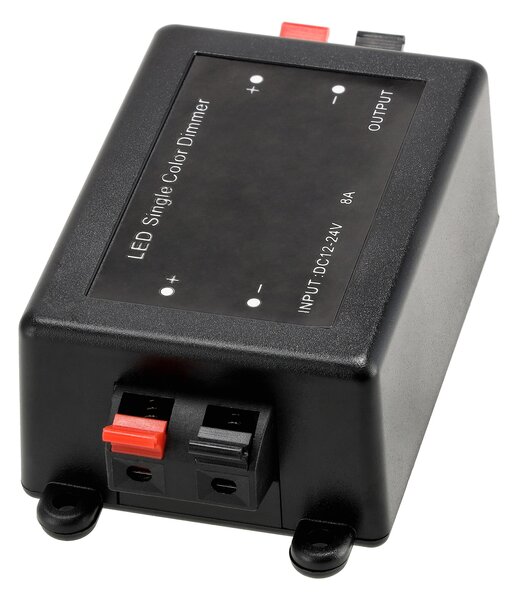 Stmívač LED ovladače pro pásky 12V 24V MONO regulátor s dálkovým ovládáním 8A 96W