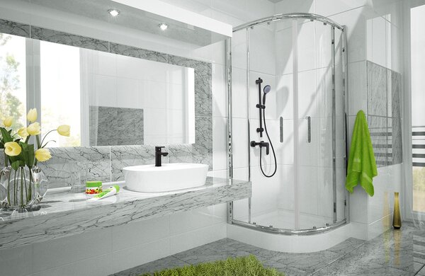Invena Siros vanová baterie na vanu chrom BW-90-S01
