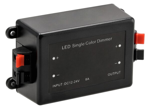 Stmívač LED ovladače pro pásky 12V 24V MONO regulátor s dálkovým ovládáním 8A 96W