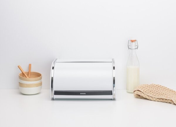 Brabantia Chlebník Roll Top - střední, bílá