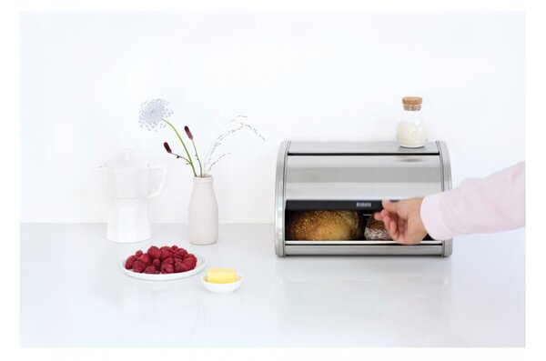 Brabantia Chlebník Roll Top - střední, matná ocel
