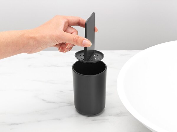 Brabantia Držák na zubní kartáček, tmavě šedá