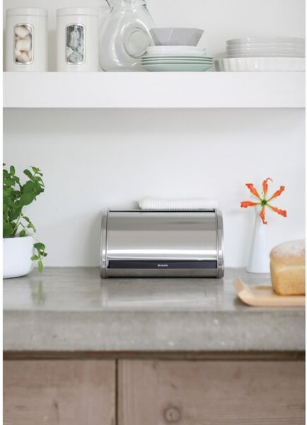 Brabantia Chlebník Roll Top - střední, matná ocel